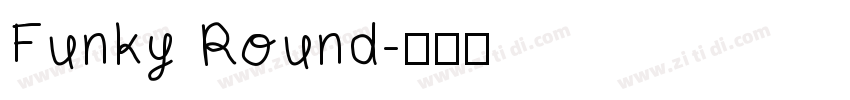 Funky Round字体转换